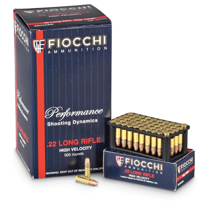 fiocchi 22lr 40 grain 500 rounds